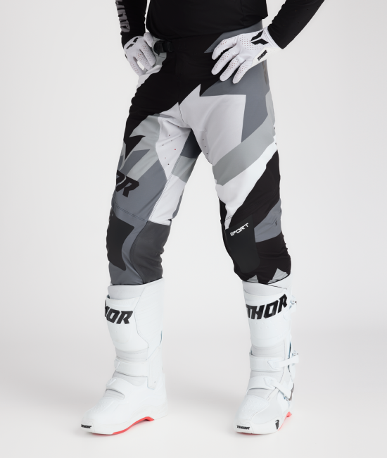 Мотокрос брич THOR SPORTMODE BRAVE BLACK — снимка 4