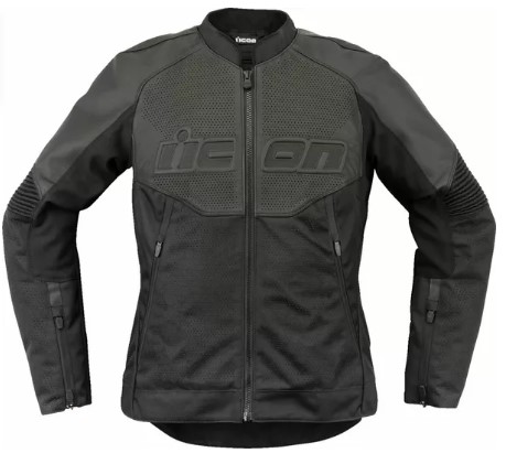 Дамско мото яке ICON Women's Overlord3 CELeather BLACK 1