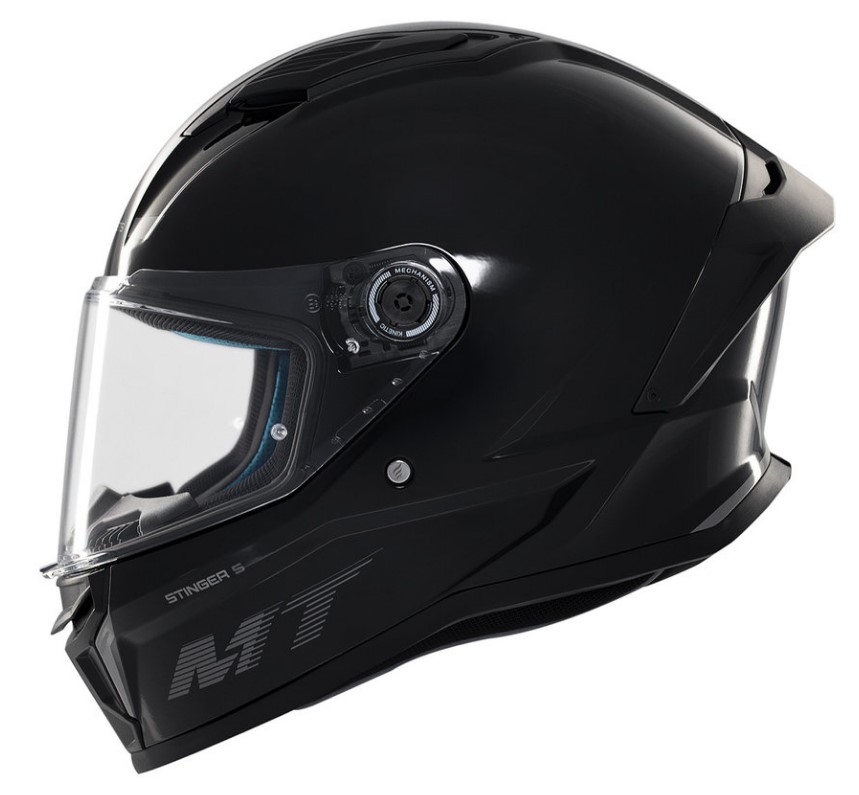 Каска MT STINGER 2 SOLID A11 GLOSS BLACK — снимка 4