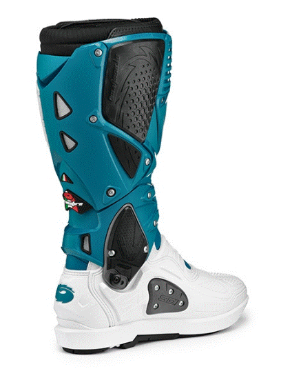 Мотокрос ботуши SIDI CROSSFIRE 3 SRS WHITE/PETROL — снимка 2