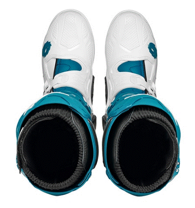 Мотокрос ботуши SIDI CROSSFIRE 3 SRS WHITE/PETROL — снимка 5