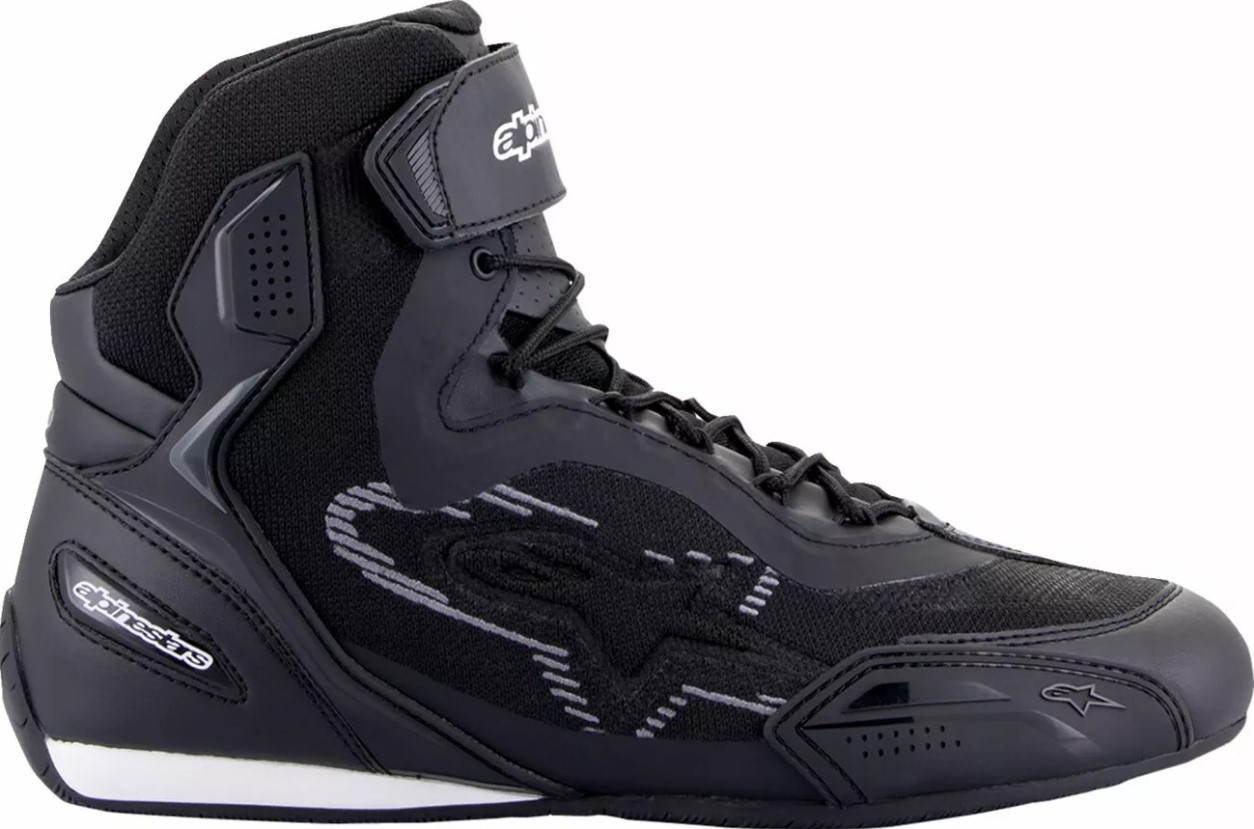 Мото боти ALPINESTARS Faster-3 Rideknit BLACK/GRAY/SILVER — снимка 4