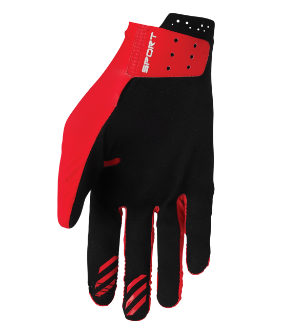 Мотокрос ръкавици THOR SPORTMODE ICONIC RED — снимка 3