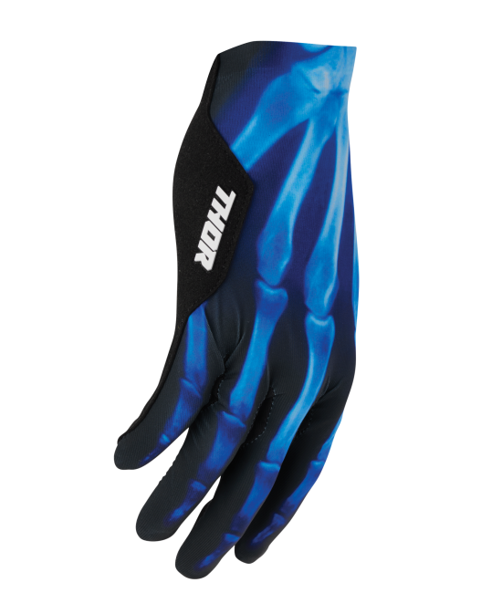 Мотокрос ръкавици THOR SPORTMODE X-RAY BLACK/BLUE — снимка 2