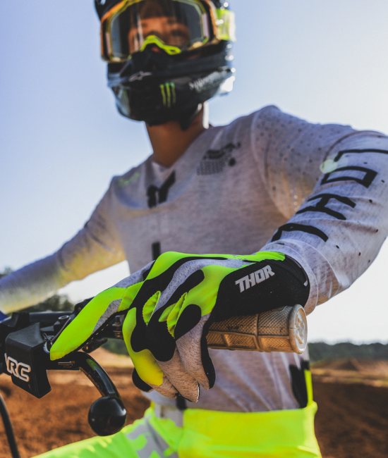 Мотокрос ръкавици THOR SPORTMODE RIOT ACID — снимка 5