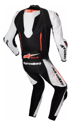КОЖЕН ЕКИП ALPINESTARS GP-R7 1-PC WHT/BLK/RD — снимка 2