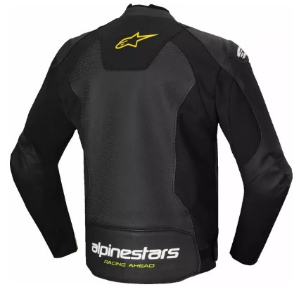 КОЖЕНО МОТО ЯКЕ ALPINESTARS Faster v3 Airflow BLK/WHT/YW — снимка 2