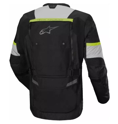 Текстилно мото яке ALPINESTARS Bogota Pro Drystar® BK/ICE GY/YEL FLUO — снимка 2