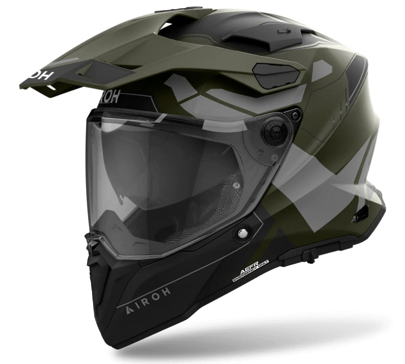 Каска AIROH COMMANDER 2 REVEAL MILITARY GREEN 1