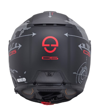 Каска SCHUBERTH C5 GLOBE BLACK — снимка 2