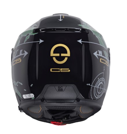 Каска SCHUBERTH C5 GLOBE GREEN — снимка 5
