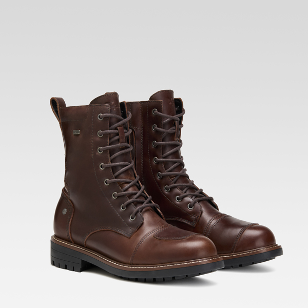 Мото ботуши XPD X-NASHVILLE H2OUT BROWN — снимка 3