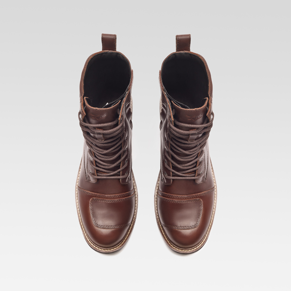 Мото ботуши XPD X-NASHVILLE H2OUT BROWN — снимка 5