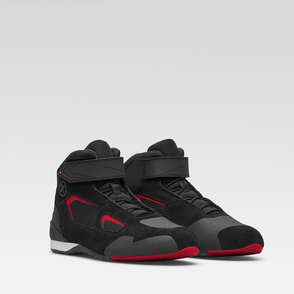 МОТО БОТИ XPD X-RADICAL BLACK/RED — снимка 3