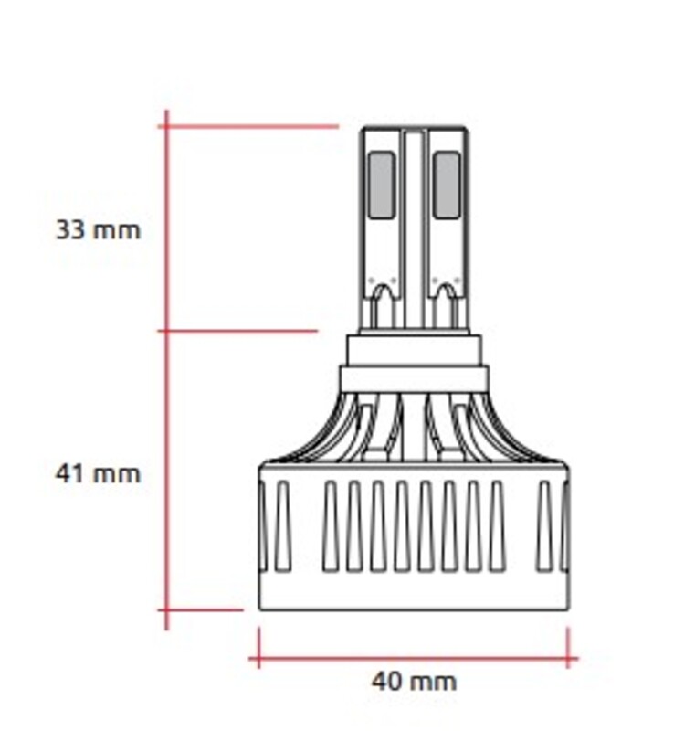 LED крушка за фар RACETECH 12V 32W — снимка 2