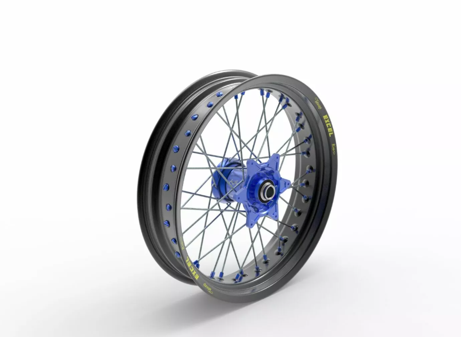 Джанта KITE WHEEL ELITE SM 17X3.5 TT Black/Blue