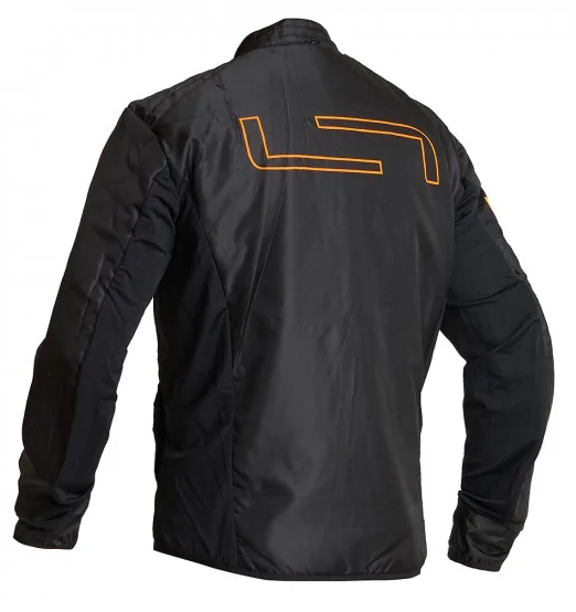 Текстилно мото яке Lindstrands Sunne Black/Orange_2