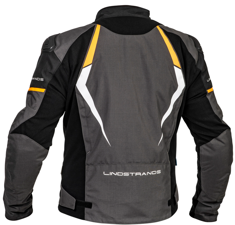 Текстилно мото яке Lindstrands Sandvik Black/Оrange — снимка 4