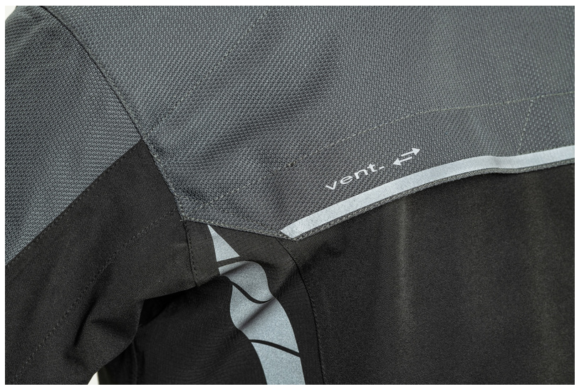 Текстилно мото яке Lindstrands Bydalen Black/Steel Grey_4