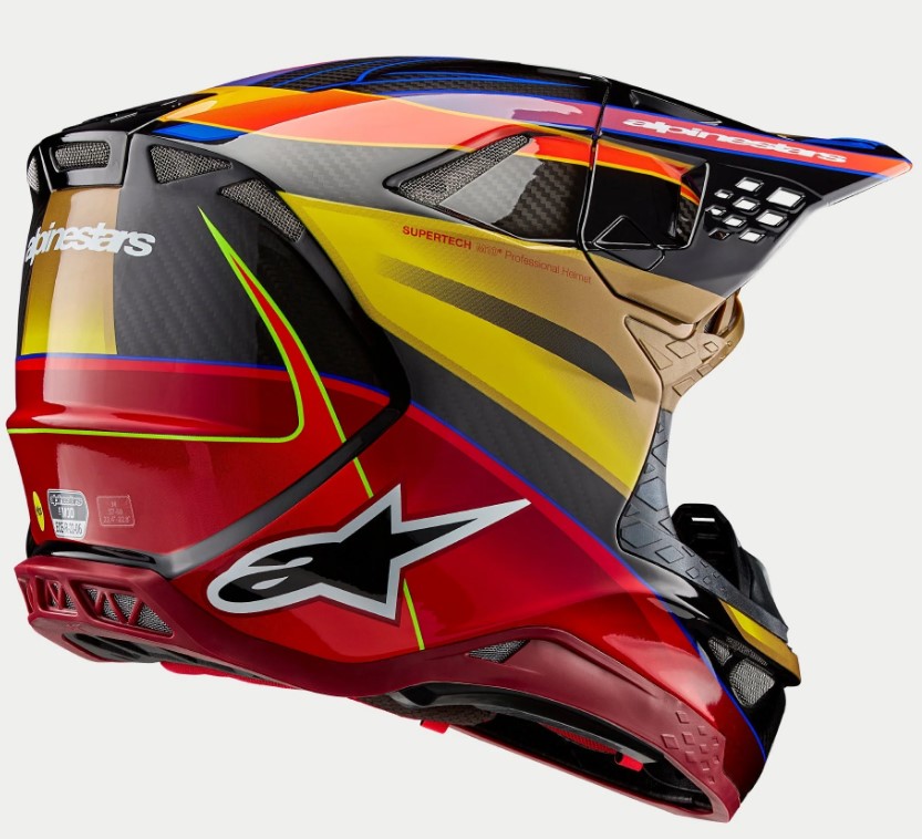 Мотокрос каска ALPINESTARS SM10 ERA GOLD_5