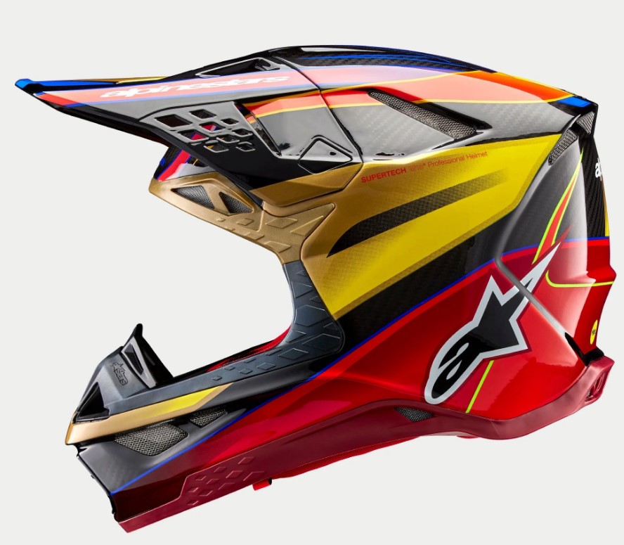 Мотокрос каска ALPINESTARS SM10 ERA GOLD_4