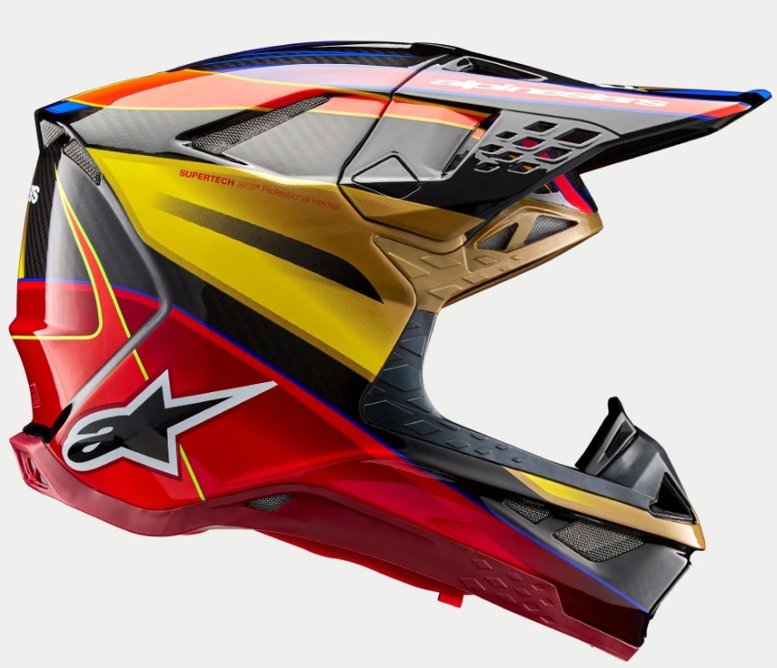Мотокрос каска ALPINESTARS SM10 ERA GOLD_3