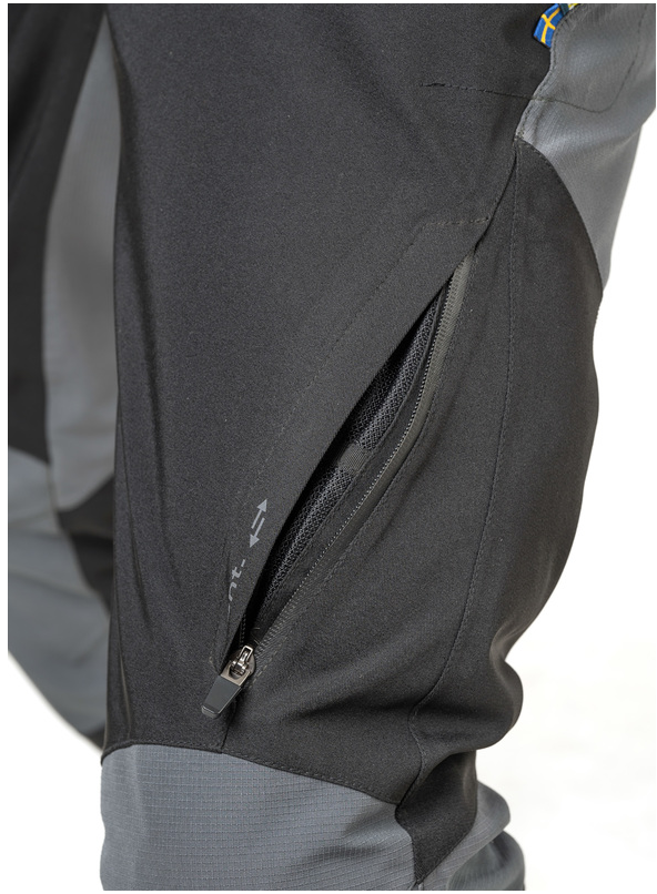 Текстилен панталон Lindstrands Lofsdalen Black/Steel Grey — снимка 4