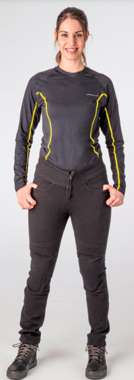 Дамкси мото дънки Lindstrands Legging Alva Black_3