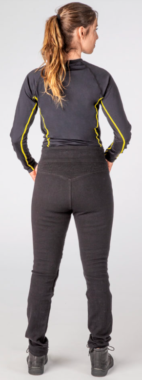 Дамкси мото дънки Lindstrands Legging Alva Black_2