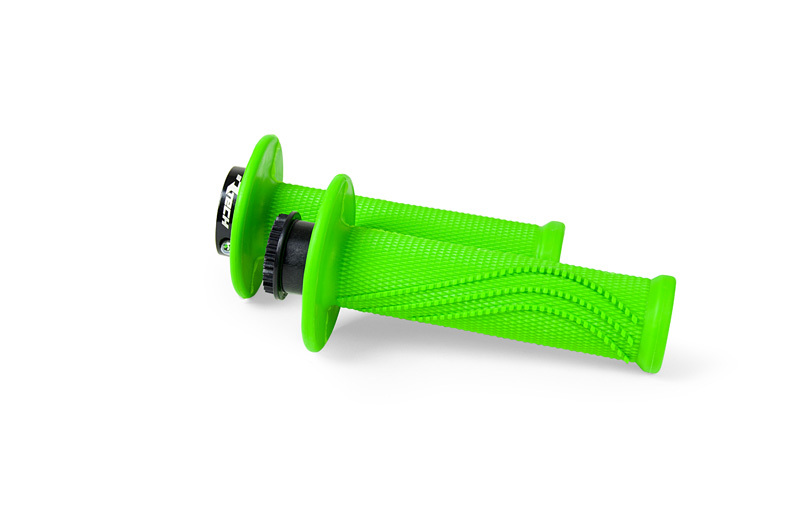 Ръкохватки RACETECH R20 Lock On Grips Wave Neon Green
