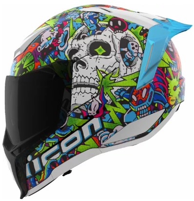 Каска ICON Ultraflite Doodle 3 MIPS® BL — снимка 4