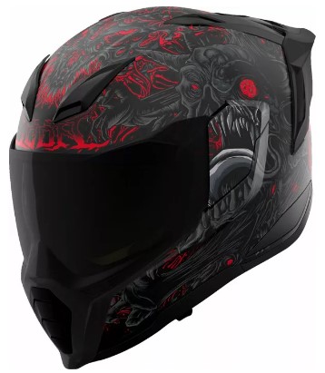 Каска ICON Ultraflite Misanthrope MIPS® BK 1
