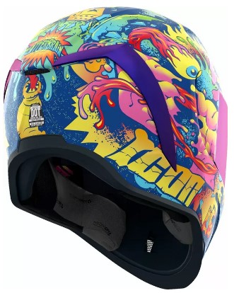 Каска ICON Airform™ Scatterbrain MIPS® Purple/Multi — снимка 3