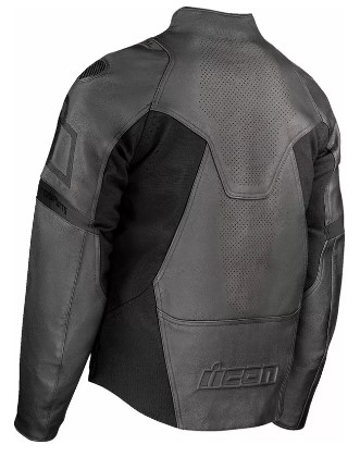 Кожено яке ICON Contra3™ RIZZ RIZZ STEALTH — снимка 2