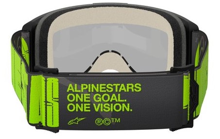 Мотокрос очила ALPINESTARS VISION 5 HOLLOW CHARCOAL YLLW FL Mirror SILVER_3