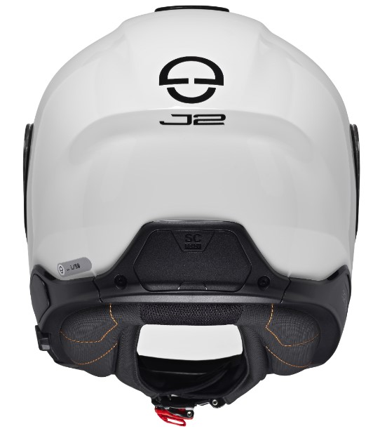 Каска за скутер SCHUBERTH J2 GLOSSY WHITE — снимка 4