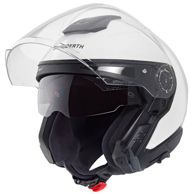Каска за скутер SCHUBERTH J2 GLOSSY WHITE — снимка 3