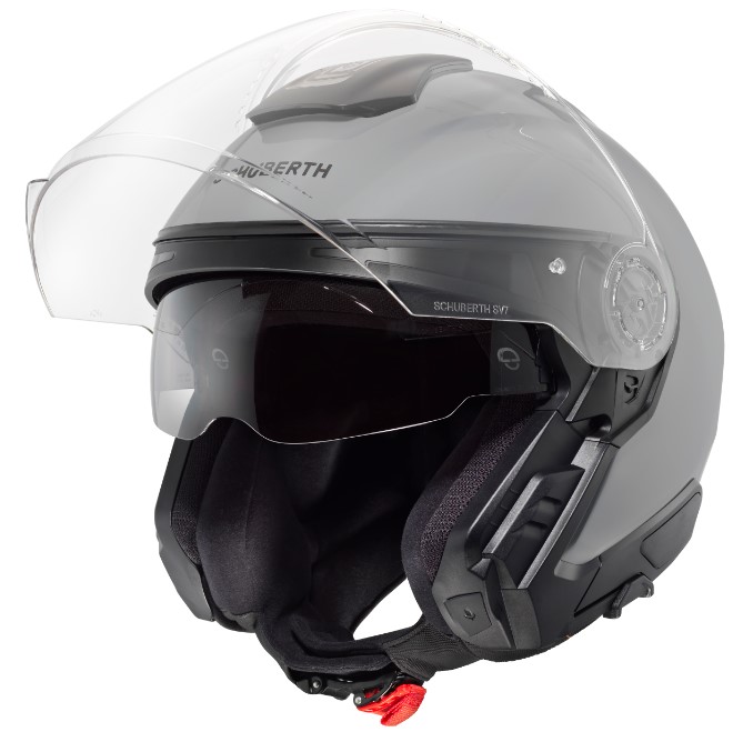 Каска за скутер SCHUBERTH J2 Concrete Grey — снимка 3
