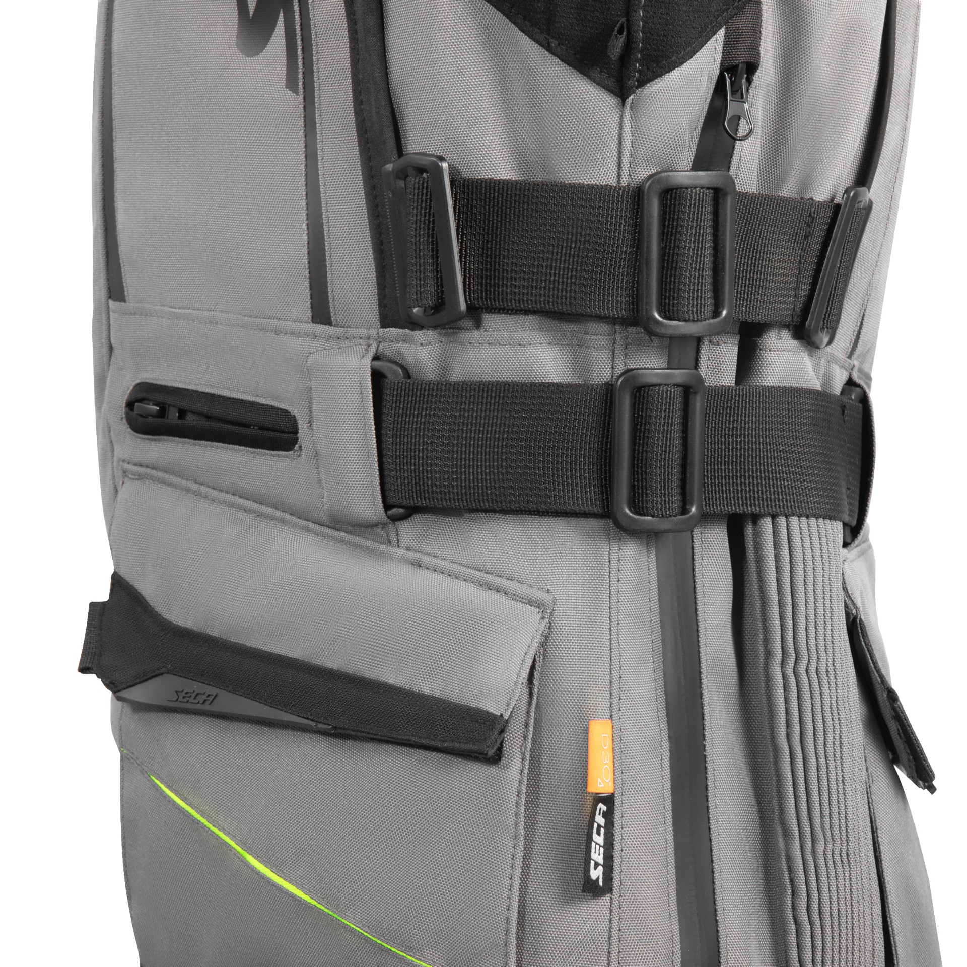 Текстилно мото яке SECA ARRAKIS III TITANIUM/NEON YELLOW — снимка 5