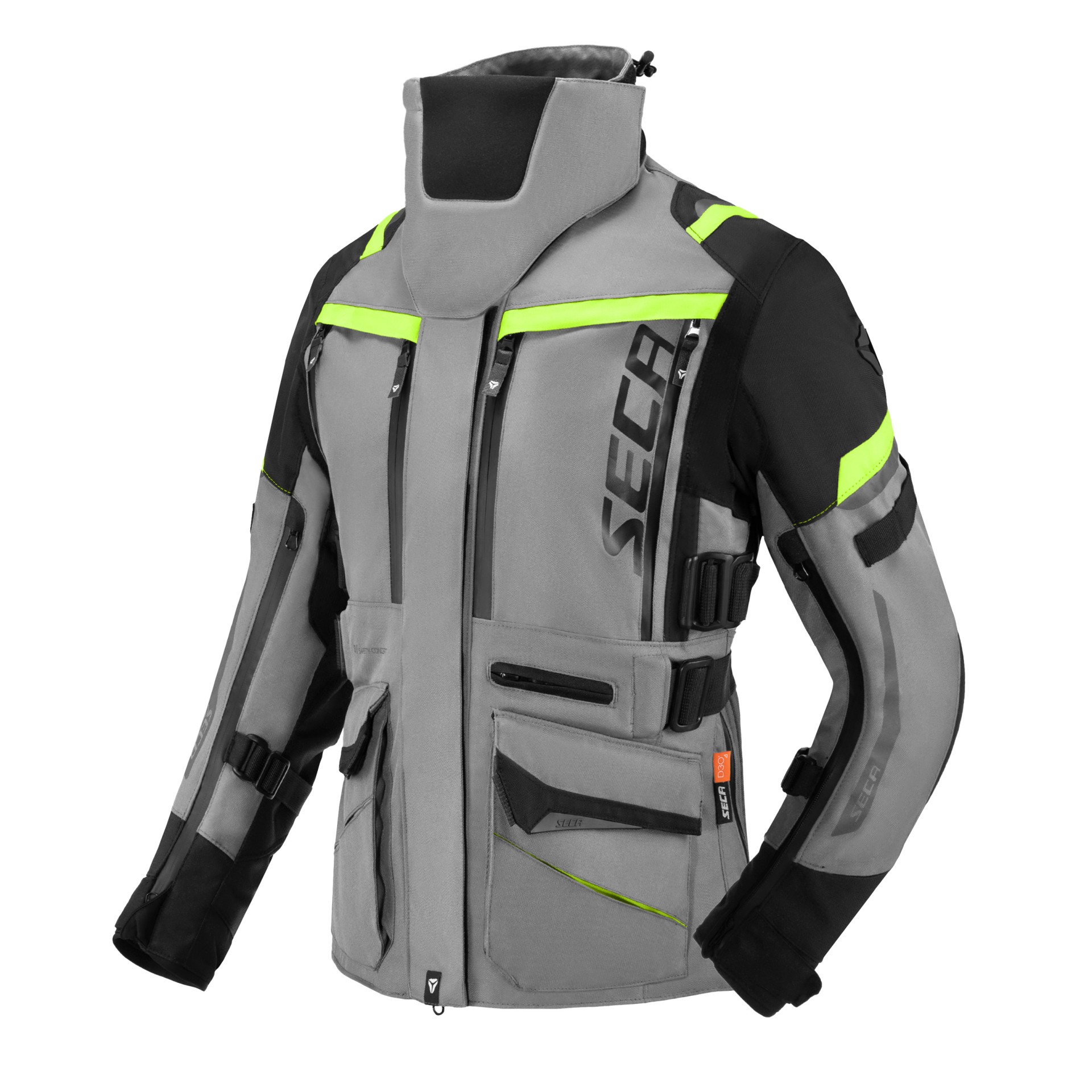 ДАМСКО ТЕКСТИЛНО ЯКЕ SECA ARRAKIS III TITANIUM/NEON YELLOW 1