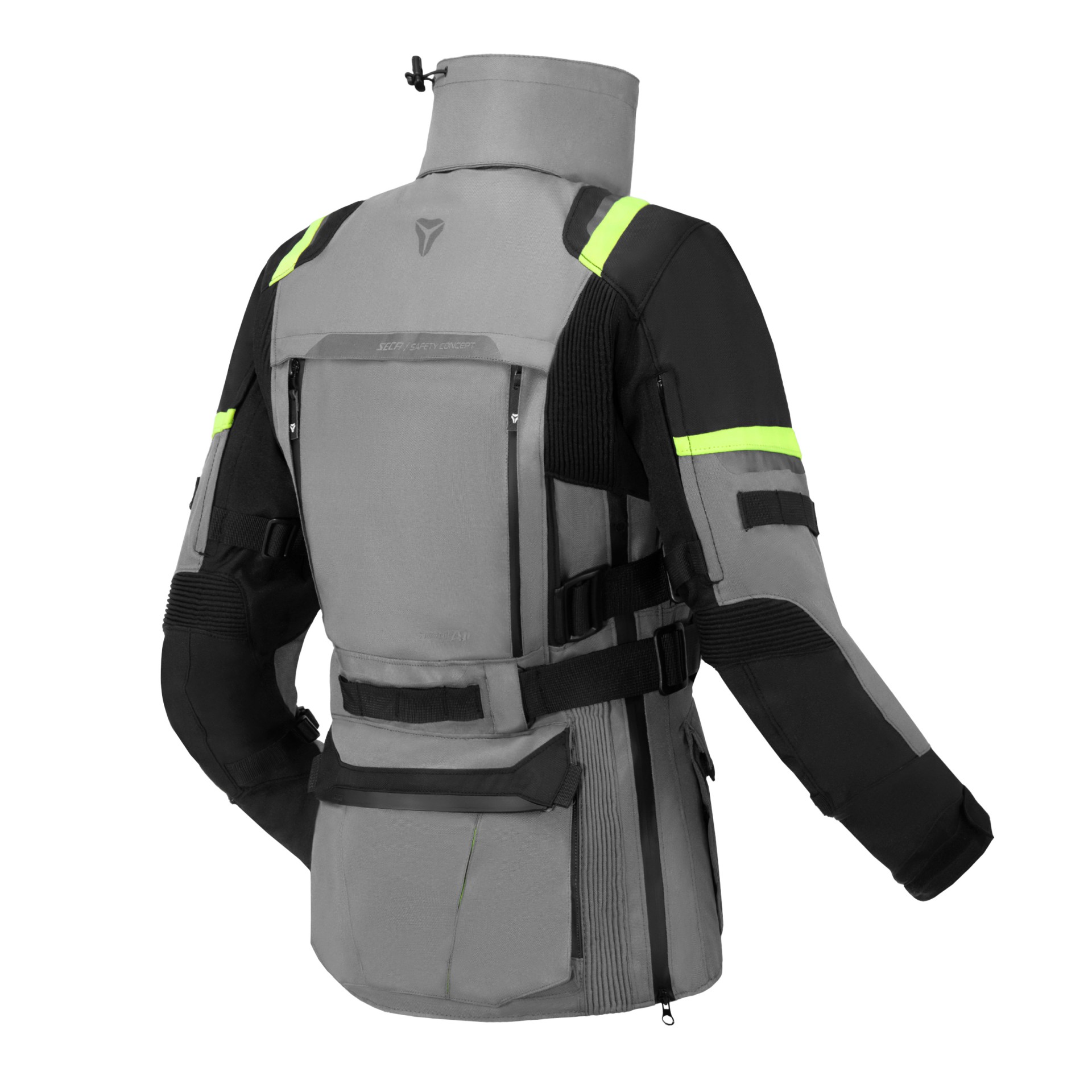 ДАМСКО ТЕКСТИЛНО ЯКЕ SECA ARRAKIS III TITANIUM/NEON YELLOW — снимка 4