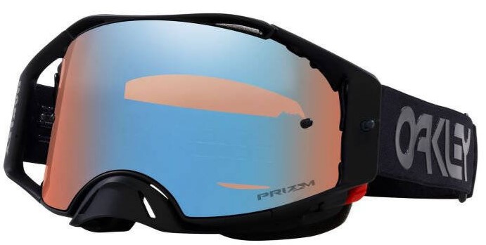 Мотокрос очила OAKLEY Airbrake MX B1B Blackout Prizm Sapphire — снимка 4