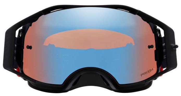 Мотокрос очила OAKLEY Airbrake MX B1B Blackout Prizm Sapphire — снимка 3