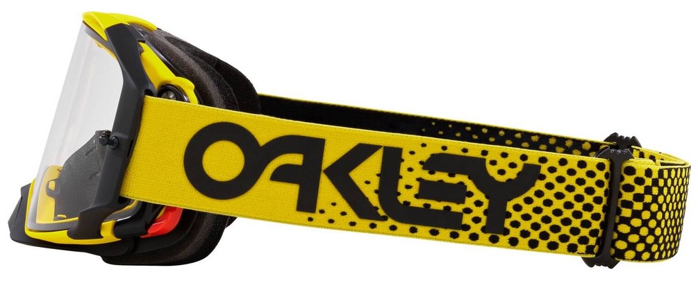 Мотокрос очила OAKLEY Airbrake MX B1B YELLOW Clear — снимка 3