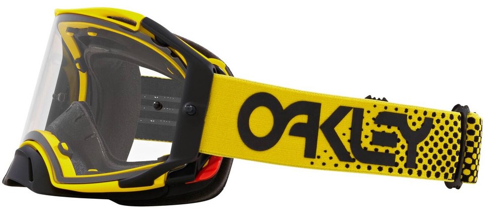 Мотокрос очила OAKLEY Airbrake MX B1B YELLOW Clear — снимка 2