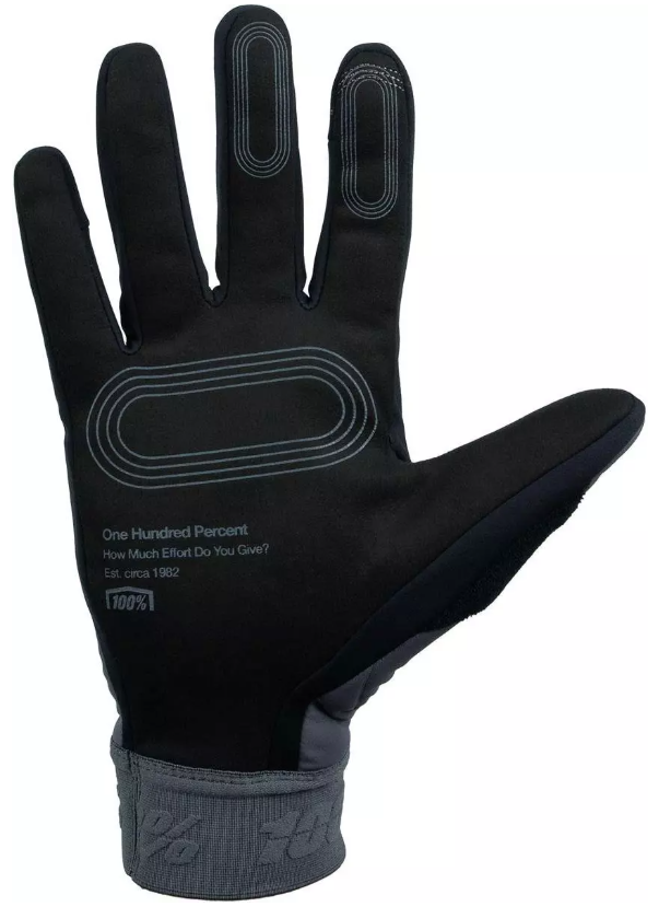 Мотокрос ръкавици 100% BRISKER XTREME CHARCOAL — снимка 2