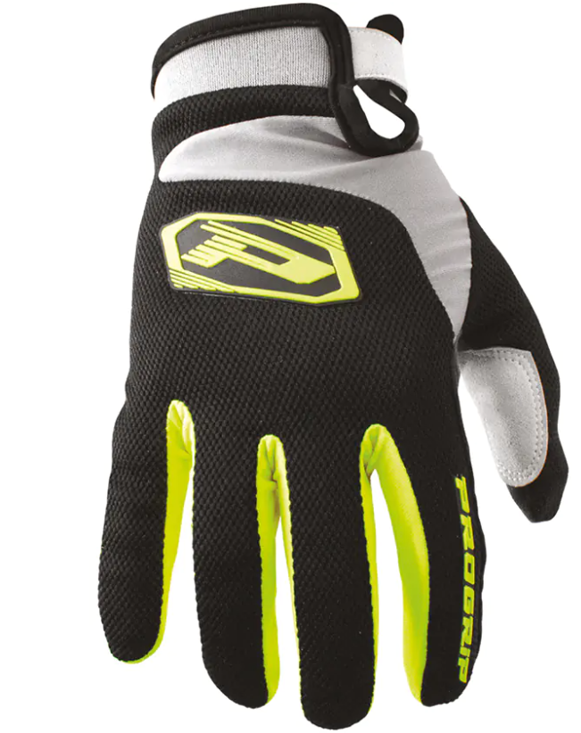 Мотокрос ръкавици PROGRIP 4010 YELLOW FLUO/BLACK/GREY