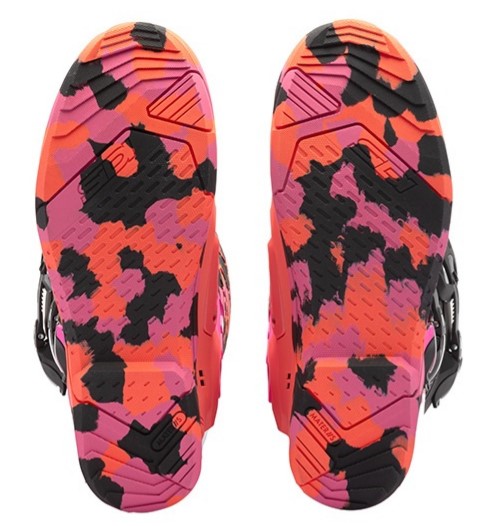 Мотокрос ботуши SIDI CROSSAIR X PINK/ORG/BLK — снимка 2