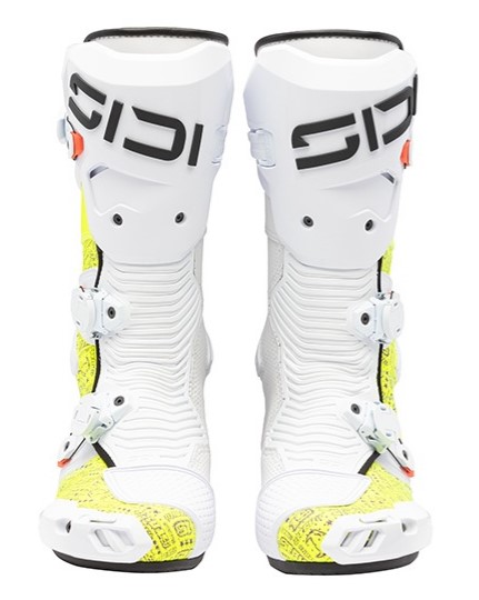 Мото ботуши SIDI MAG-2 AIR WHITE/YELLOW — снимка 3