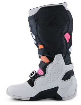 Мотокрос ботуши ALPINESTARS TECH 7 BLK/LT GY/ORG FL/MAG — снимка 3